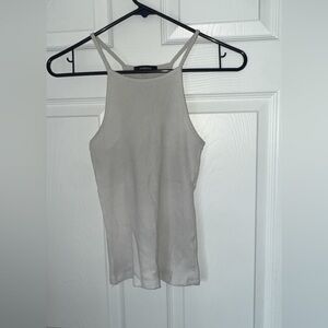 Ribbed High Neck Camisole